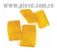 Set sticle semnalizare portocalii fata-spate Vespa PK 50 XL (85-90) - PK 50 XL FL (90-) - PK 50 XL HP (91-) - PK 50 XL NUOVA (89-90)